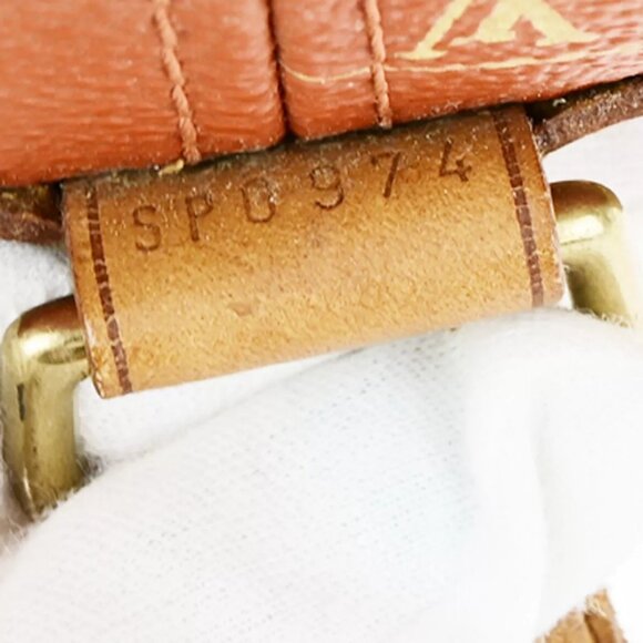 LOUIS VUITTON Logo Cup Saint Tropez Shoulder Bag PVC Leateher Red - Picture 11 of 12